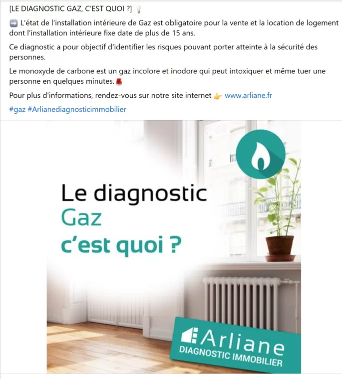 ARLIANE PAU VOUS INFORME SUR LE DIAGNOSTIC GAZ, Pau, Diag Bearn Arliane